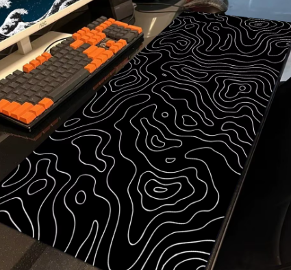 tapis de souris noir